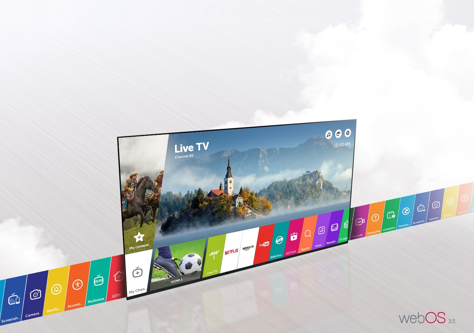 Jednoduchý a praktický systém webOS 3.5<br>1